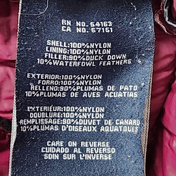 Tommy Hilfiger Puffer Coat Womens XS Black Hooded Long Down Jacket Packable - Picture 13 of 15